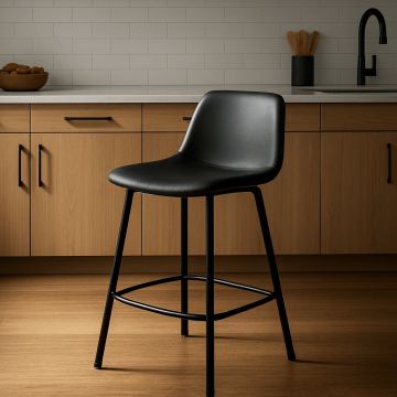 Black bar chair