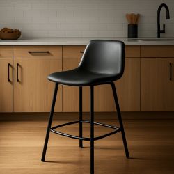 Black bar chair